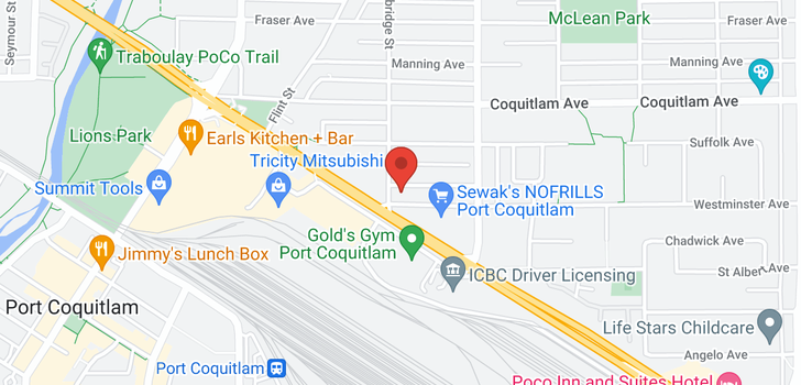 map of 401 1990 WESTMINISTER AVENUE
